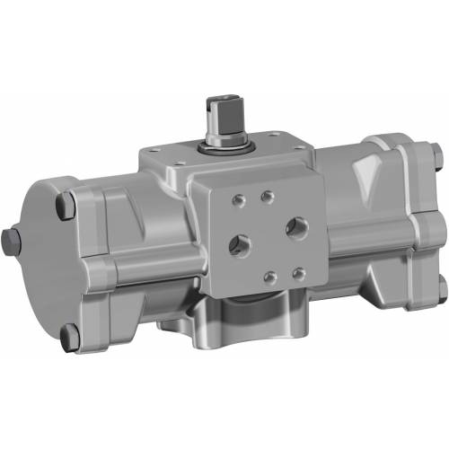 Actuador pneumático de efeito duplo GD inox CF8M microfundido